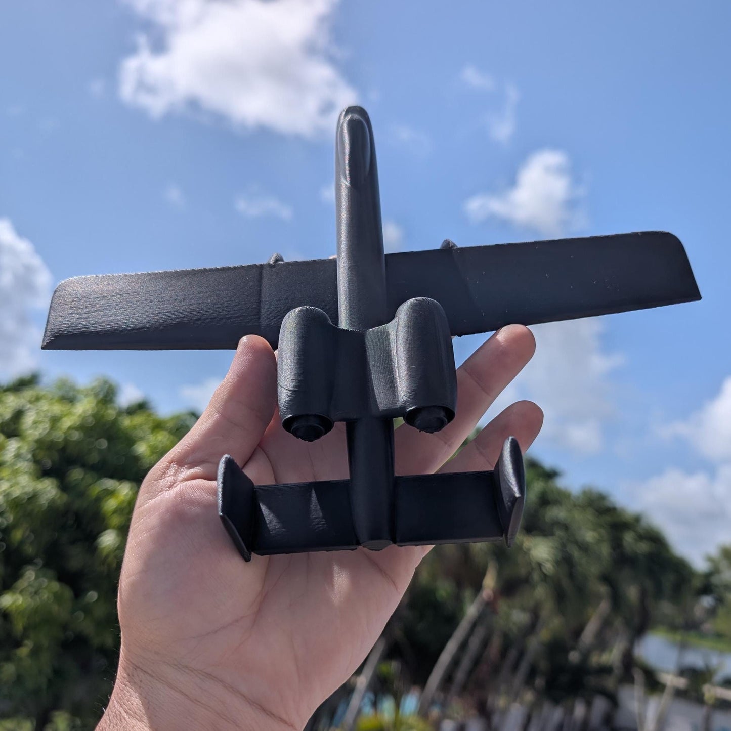 A10 Warthog Airplane 3D Printed Plane Fighter Jet A-10 Thunderbolt II 2