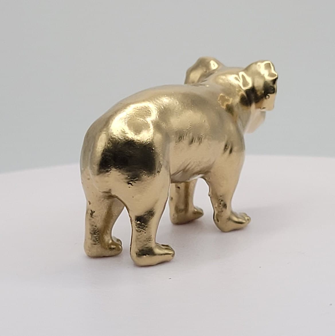 Koala Gold 3D Printed miniature figurine toy small mini trinket decoration totem gold good luck australia