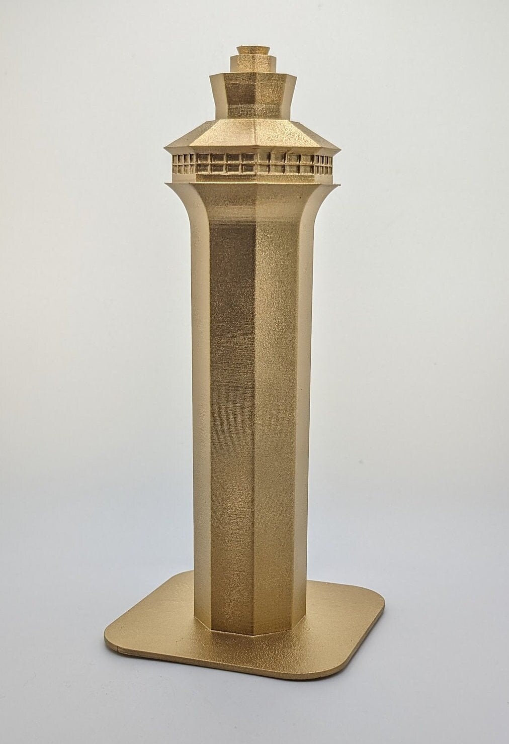 Airport Control Tower 3D Printed Decor Cake Topper Bridal Airplane Jet Pilot