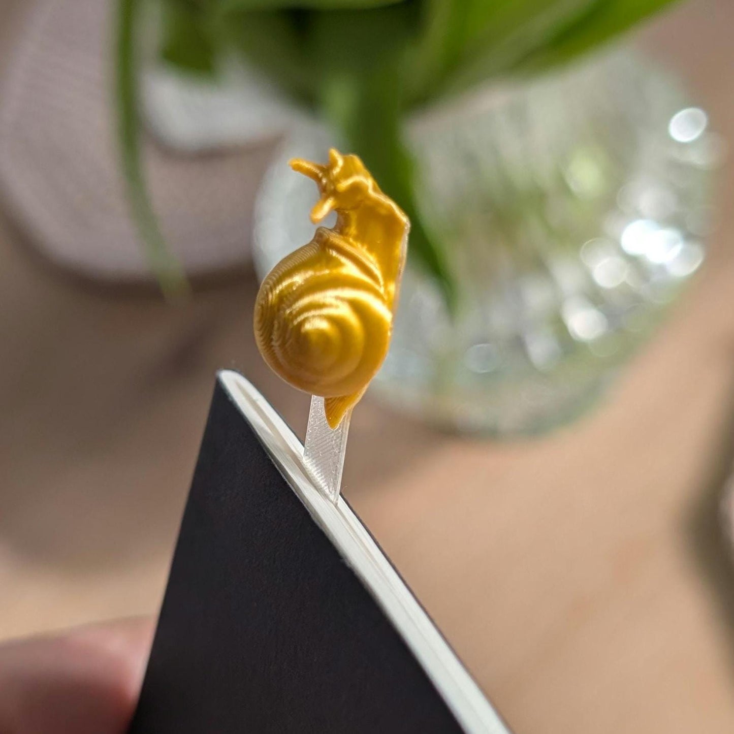 Snail and Slime Trail 3D Printed Bookmark Decor Gift