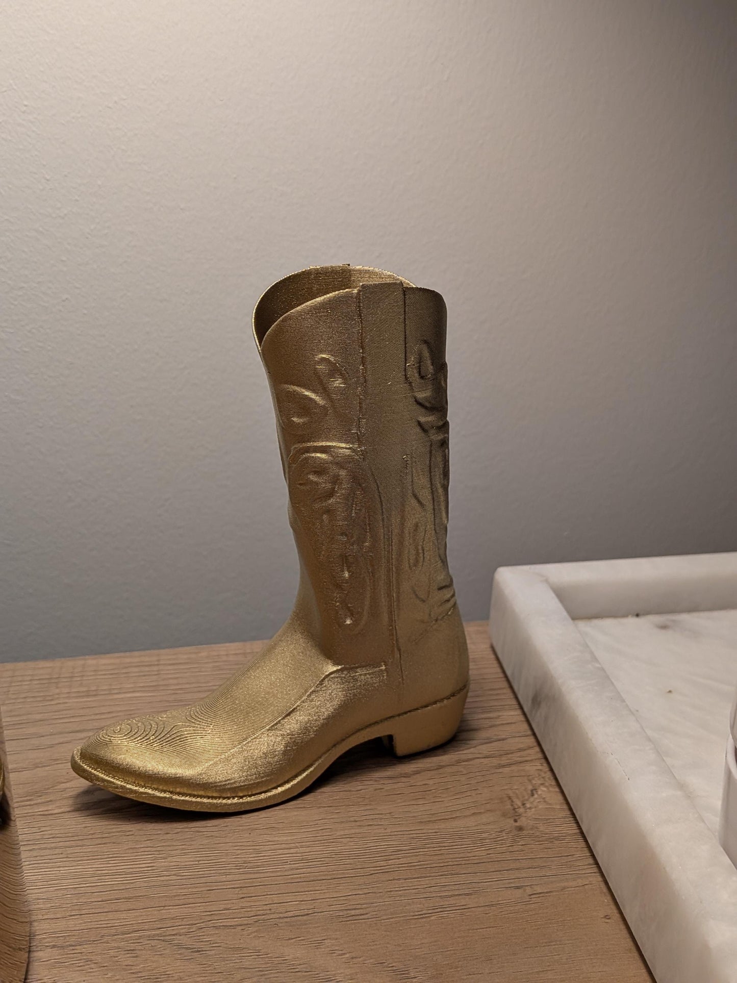Cowboy Cowgirl Boot Cake Topper Decor Sculpture