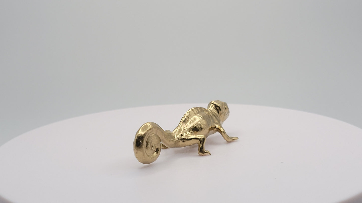 Chameleon Miniature Figurine