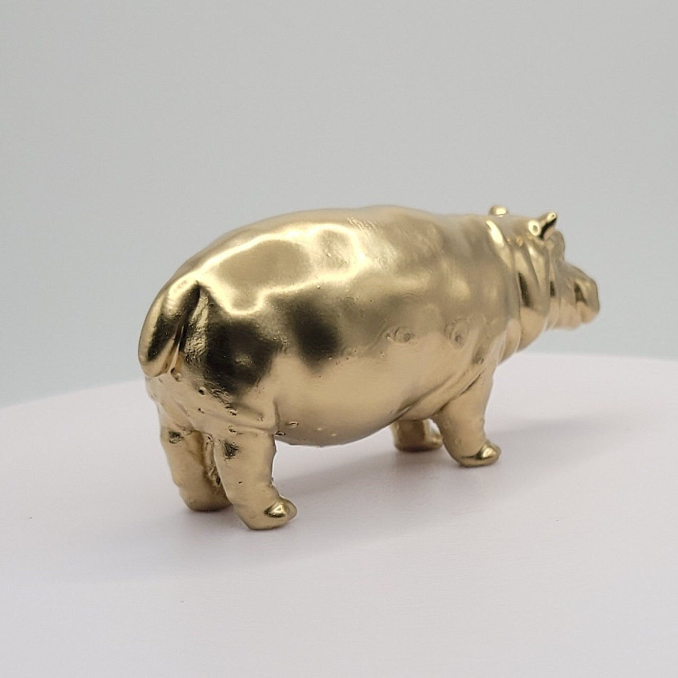 Hippo Hippopotamus Miniature Figurine