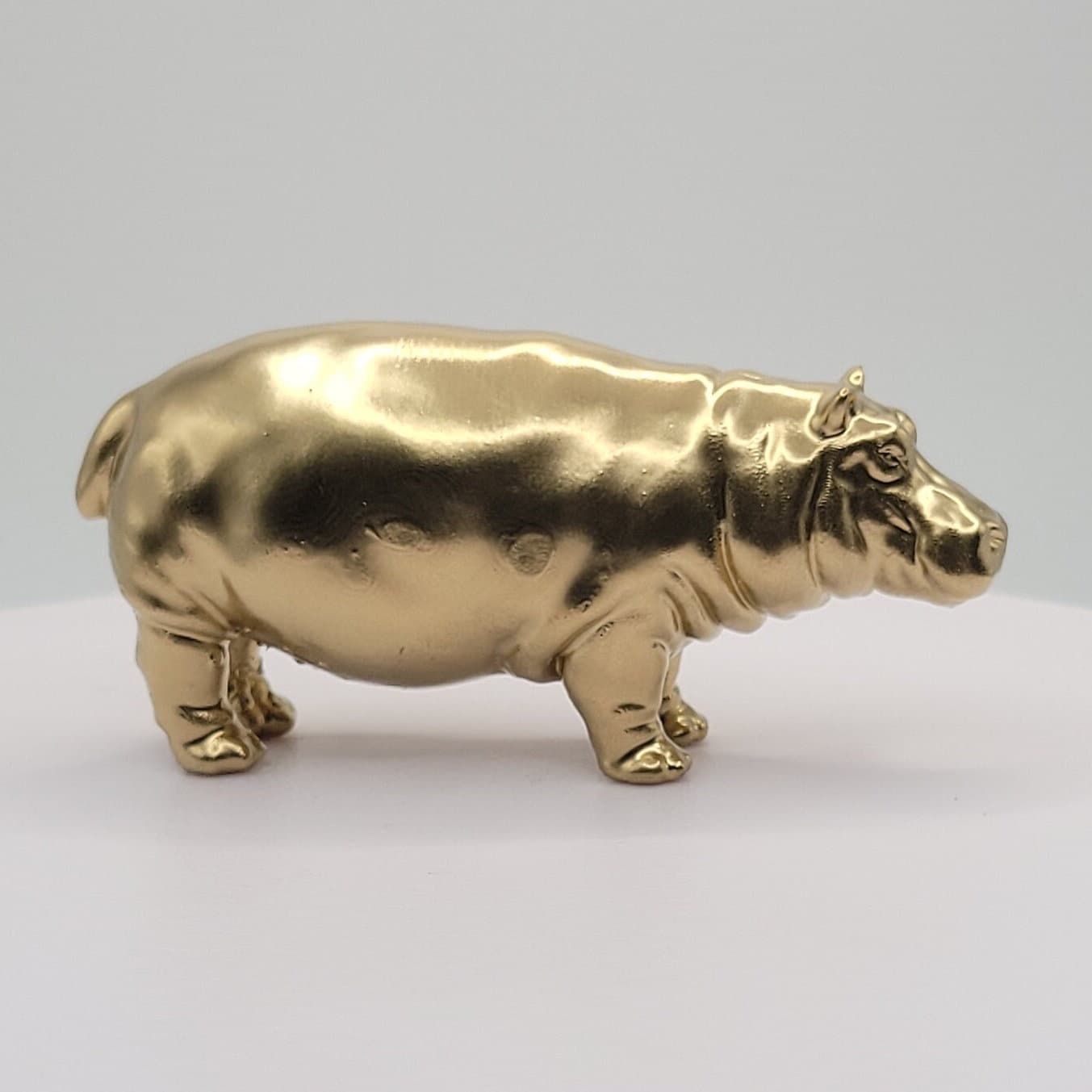Hippo Hippopotamus Miniature Figurine