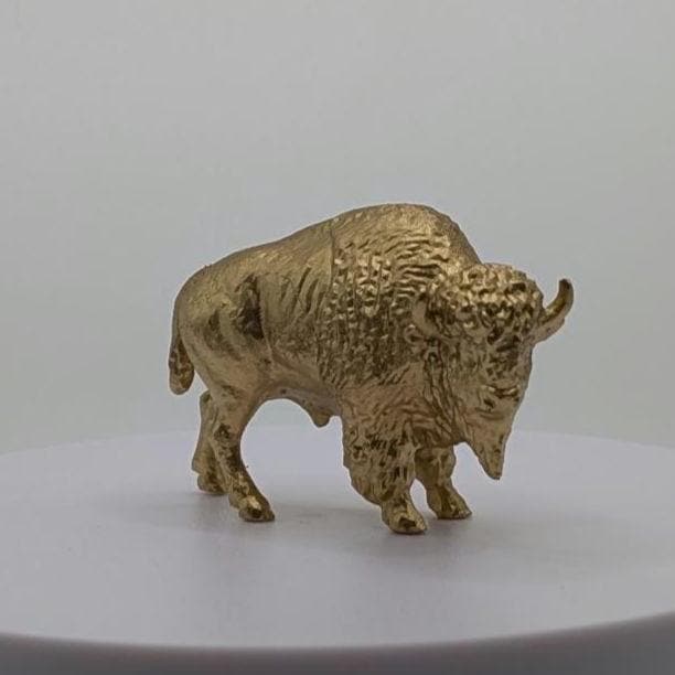 Bison Miniature Figurine