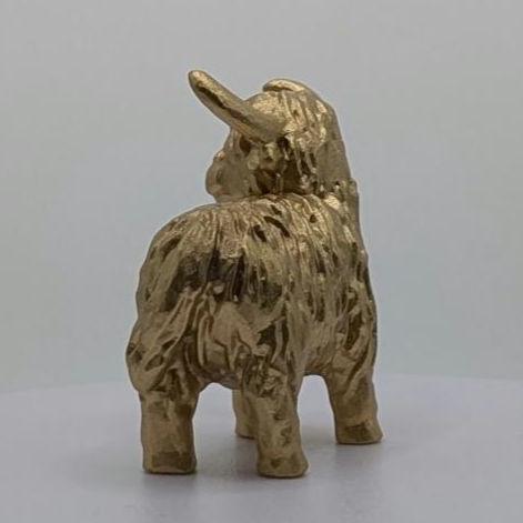 Highland Cow Miniature Figurine