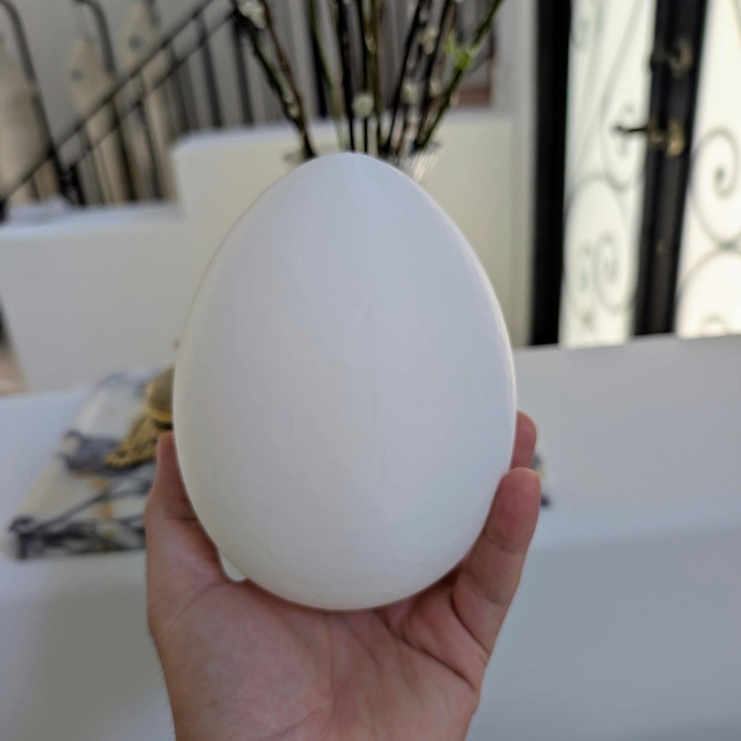 Giant Dinosaur Egg Ostrich Center Piece Decor