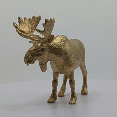 Moose Miniature Figurine