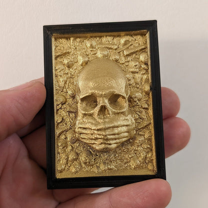 Three Wise Skulls Memento Mori Decor