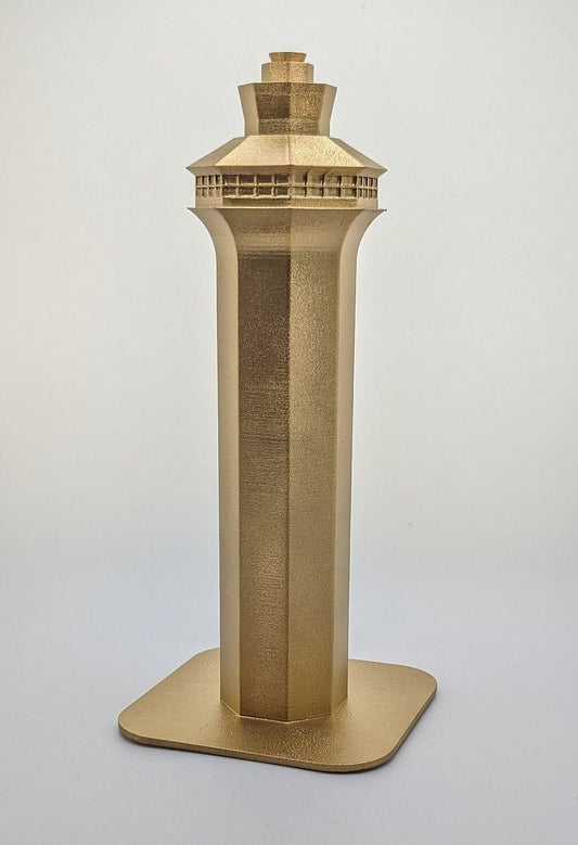 Airport Control Tower 3D Printed Decor Cake Topper Bridal Airplane Jet Pilot