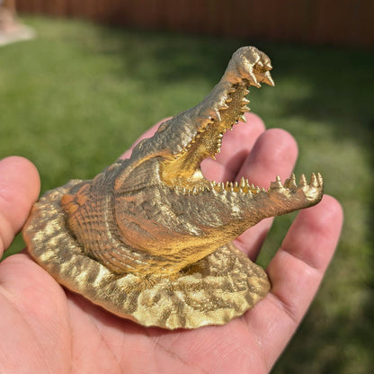 Crocodile Attack Figurine