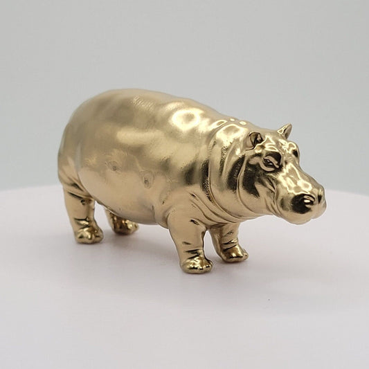 Hippo Hippopotamus Miniature Figurine