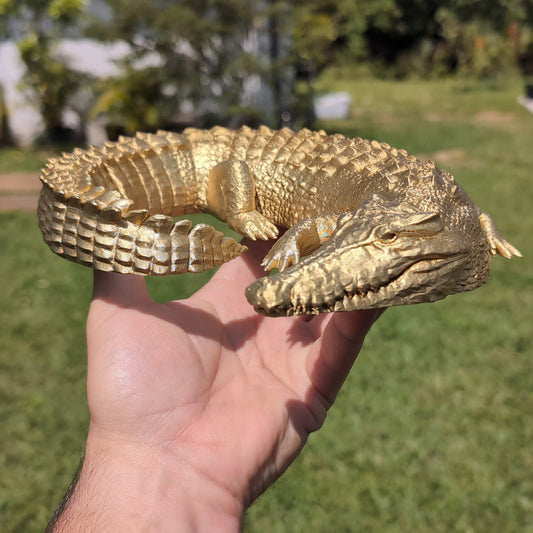 Crocodile Figurine Decoration Cake Topper Sculpture