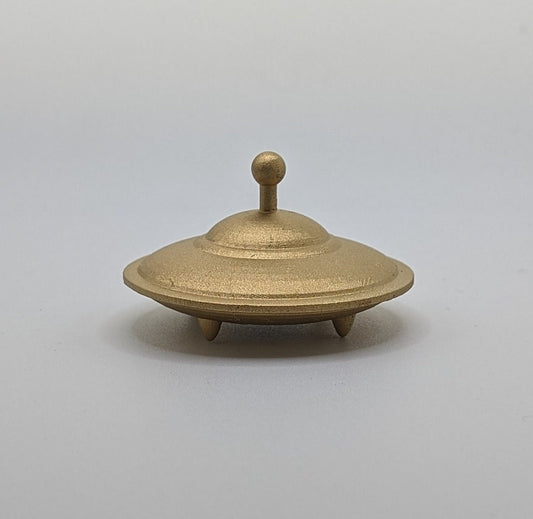 UFO Flying Saucer Antenna UAP Alien Miniature Figurine