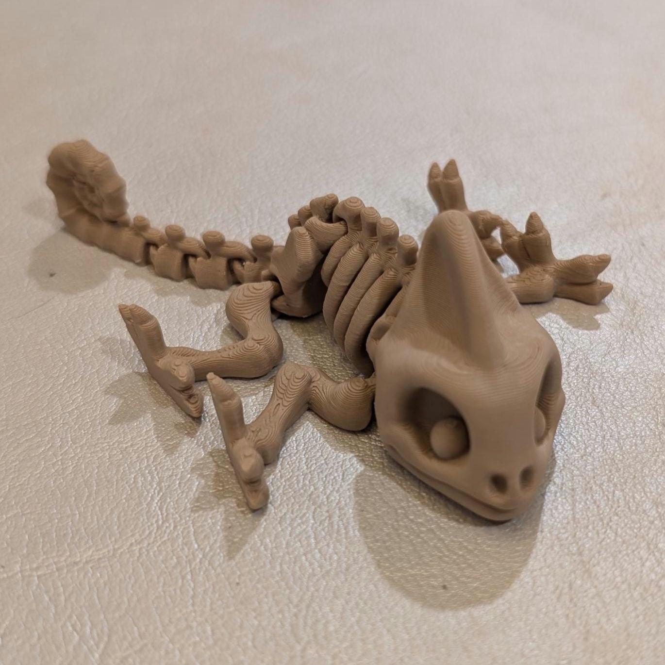 Chameleon Skeleton Fidget Toy Herping Reptile Articulated Gift Lizard Bones Decor Decoration Halloween