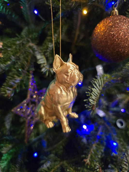 French Bulldog Ornament Frenchie Frenchy Bull Dog Christmas Ornament Gift Unique Decor Pet