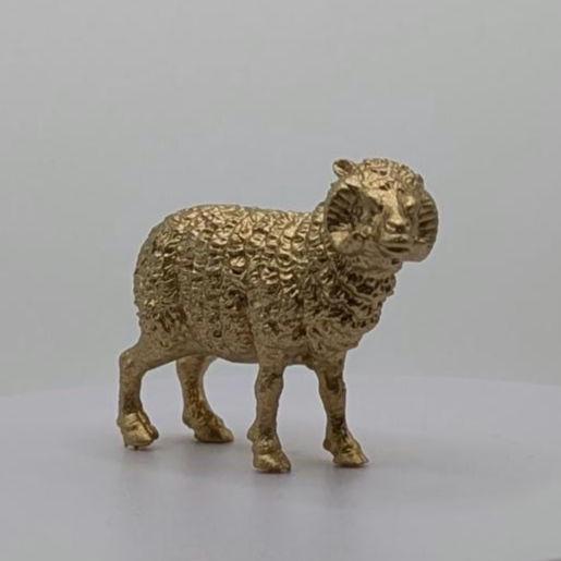 Sheep Miniature Figurine