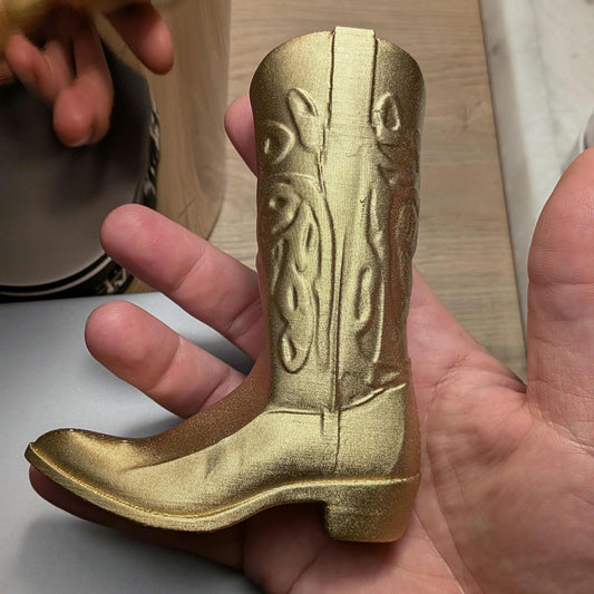 Cowboy Cowgirl Boot Cake Topper Decor Sculpture