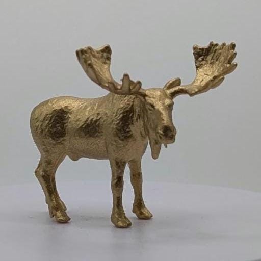 Moose Miniature Figurine