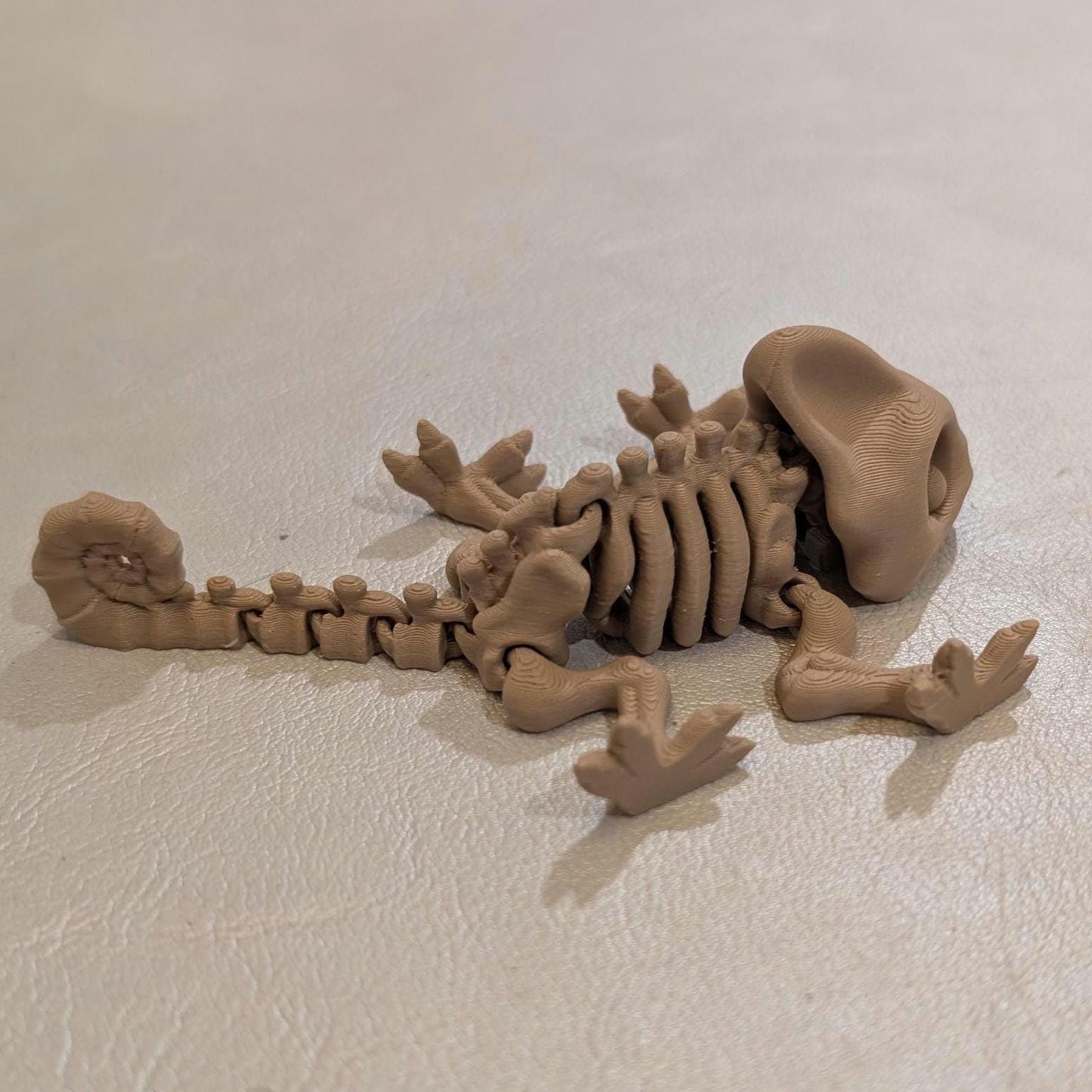 Chameleon Skeleton Fidget Toy Herping Reptile Articulated Gift Lizard Bones Decor Decoration Halloween