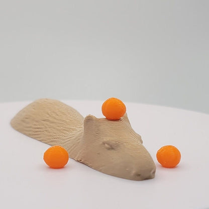 Capybara In the Water Swimming Decoration