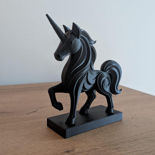 Unicorn Sculpture - Many Colors Available Decor Cake Topper Art