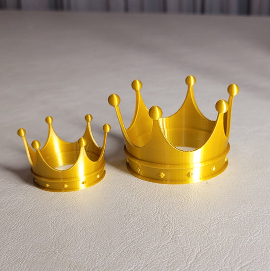 Crown Decor Cake Topper - Many Colors Available